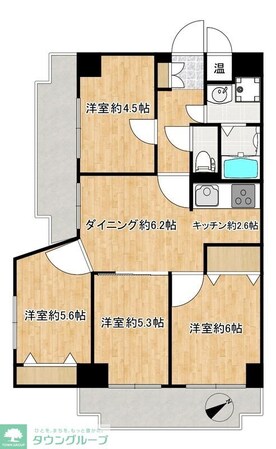 ソレイユ田町の物件間取画像
